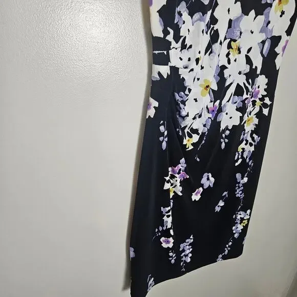Lauren by Ralph Lauren Floral Dress Sz 14 - Picture 10 of 12